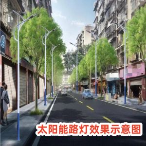 安装太阳能路灯和市电路灯在新农村道路上的各自优缺点