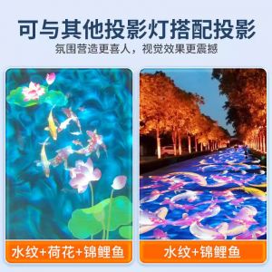 商场广场及室内安装投影灯的注意事项及安装效果说明