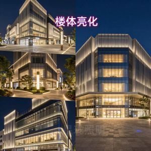 作为亮化工程设计师，针对市政广场、公园、商场三类不同场景的亮化需求